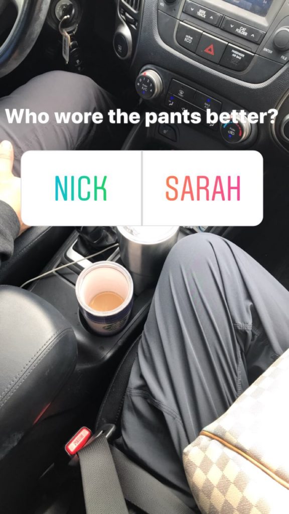 What Happens When You and Your Fiancè Wear Matching Pants?